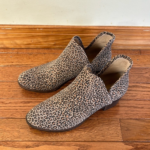 Lucky brand baley leopard bootie - Picture 2 of 7